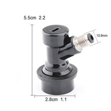 Load image into Gallery viewer, Homebrew Beer Keg Connector Dispenser Ball Lock Keg